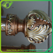Z307 resin end curtain rod / delicate curtain finial for curtain rod / European Luxury Curtain Rod Finals